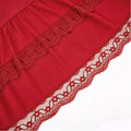 Women's Western Boho High Waist Lace Trim Skirt Asymmetrical Tiered Cowgirl Midi Skirt for Country Concert Music Festival