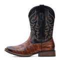 IUV Cowboy Boots Men Square Toe Western Boots